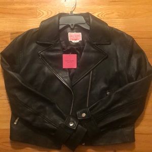 NWT Kate Spade Leather Jacket